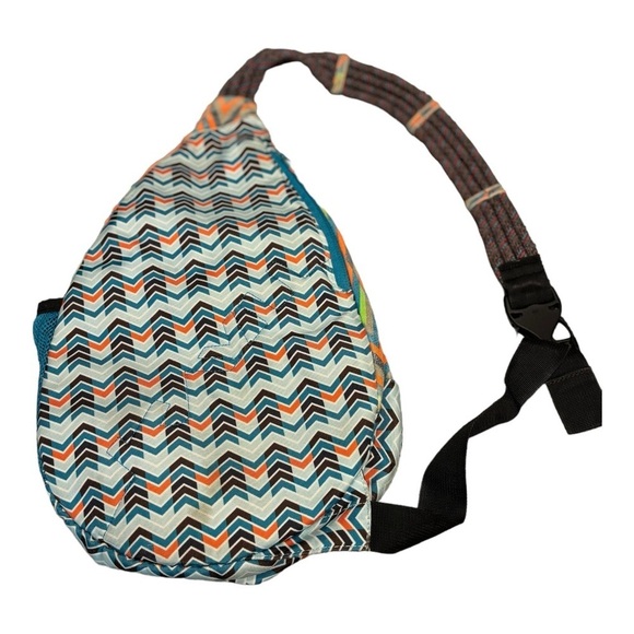 Kavu Rope Sling Bag Crossbody Hiking Bag Multi Color - Picture 12 of 13